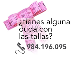 ¿Tienes alguna duda con las tallas?